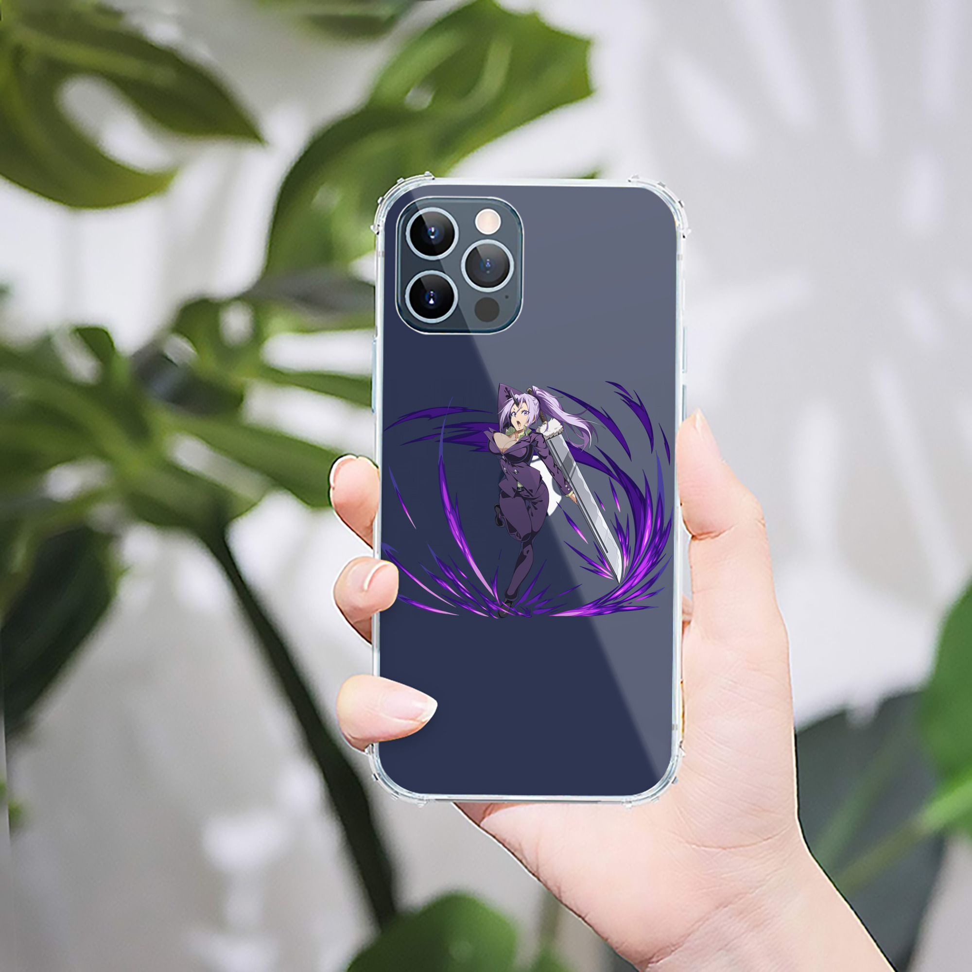 （画像用） 転スラ Regarding Reincarnated to Slime 【iPhone 12シリーズ対応】透明スマホケース（クリアソフトケース）